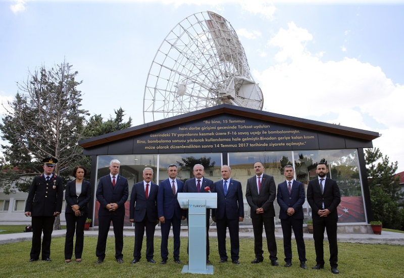 TBMM Başkanı Şentop, Türksat’ı ziyaret etti