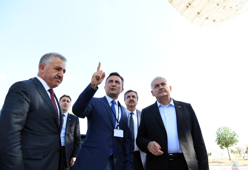 Başbakanımız Sayın Binali Yıldırım, Türksat’ı ziyaret etti