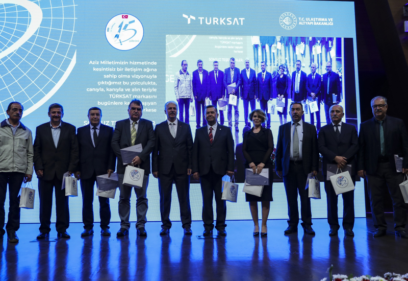 Türksat 15. Yıl Kıdem Ödülleri Verildi